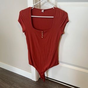 Square Neck Bodysuit